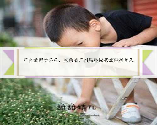 广州借卵子怀孕，湖南省广州脂肪隆胸能维持多久