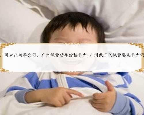 广州专业助孕公司，广州试管助孕价格多少_广州做三代试管婴儿多少钱